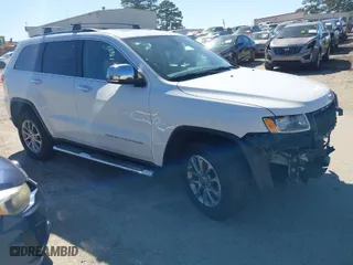 2015 Jeep Grand Cherokee Limited with VIN 1C4RJFBG2FC633317, listed as a IAAI auction lot 41733416 with 169,340 mi miles. Bid and sale history available at carsss.com. Image 1.