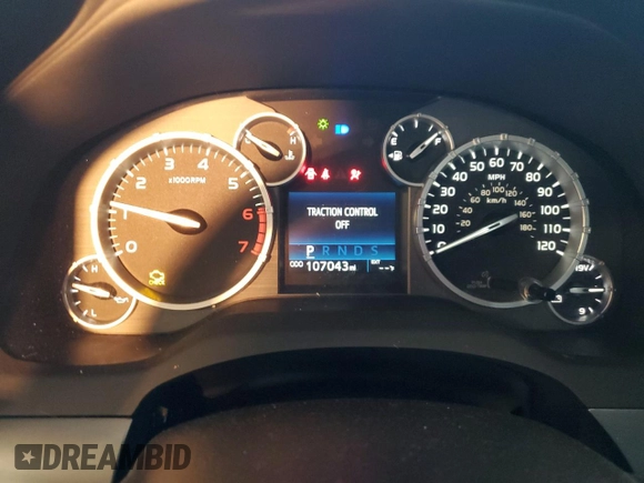 2015 Toyota Tundra Platinum z VIN 5TFGY5F11FX188886, wystawiony jako Copart lot #86793534 z przebiegiem 107 043 mil mil oraz Szkoda całkowita • Salvage title. Historia ofert i sprzedaży dostępna na DreamBid. Obrazek 9.