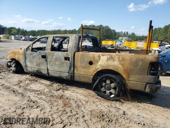 2008 Ford F-150 XLT with VIN 1FTPW14538FA77964, listed as a Copart auction lot 52118375 with Not provided miles and Salvage title. Bid and sale history available at DreamBid. Image 2.