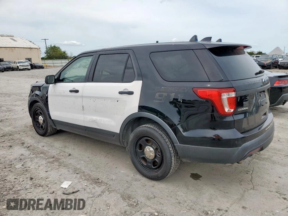 2017 Ford Police Interceptor Utility z VIN 1FM5K8ARXHGB15585, wystawiony jako Copart lot #58861855 z przebiegiem 95 176 mil mil oraz Szkoda całkowita • Salvage title. Historia ofert i sprzedaży dostępna na DreamBid. Obrazek 2.