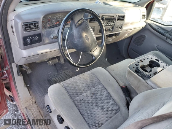 2001 Ford Super Duty F-250 XL with VIN 1FTNX21FX1EC78117, listed as a Copart auction lot 84165814 with 309,058 mi miles and Salvage Title. Bid and sale history available at carsss.com. Image 8.