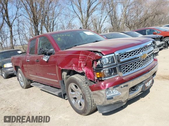 2014 Chevrolet Silverado 1500 LTZ with VIN 1GCVKSEC5EZ381359, listed as a IAAI auction lot 41780940 with 90,193 mi miles and . Bid and sale history available at DreamBid. Image 1.