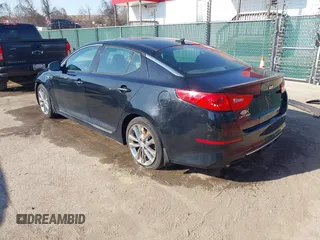 2015 Kia Optima SXL Turbo with VIN 5XXGR4A66FG359715, listed as a IAAI auction lot 41787210 with 203,761 mi miles and . Bid and sale history available at DreamBid. Image 3.