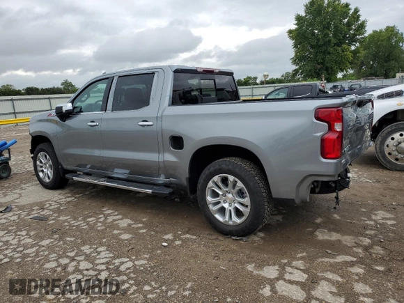 2024 Chevrolet Silverado 1500 LTZ with VIN 1GCUDGED5RZ304993, listed as a Copart auction lot 69874124 with 6,057 mi miles and Salvage Title. Bid and sale history available at DreamBid. Image 2.