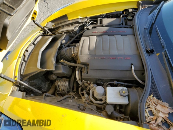 2016 Chevrolet Corvette Z51 2LT with VIN 1G1YK2D78G5121980, listed as a Copart auction lot 56662664 with 0 mi miles and Salvage Title. Bid and sale history available at carsss.com. Image 13.