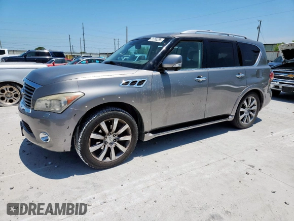 2012 Infiniti QX56 8-passenger с VIN JN8AZ2NC2C9317372, выставлен на аукционе Copart как лот 61288285 с пробегом Не указан миль и Чистый • Clean title. История ставок и продаж доступна на DreamBid. Изображение 1.