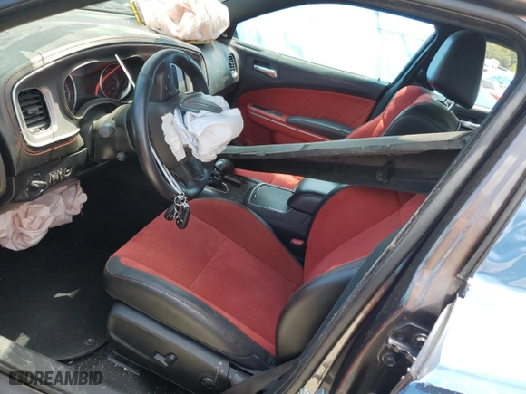 2022 Dodge Charger Scat Pack with VIN 2C3CDXGJ3NH191395, listed as a Copart auction lot 48655404 with 25,444 mi miles and Salvage Title. Bid and sale history available at carsss.com. Image 7.