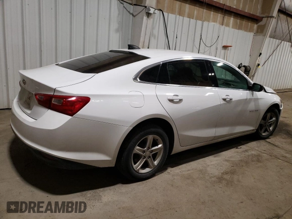 2022 Chevrolet Malibu LS with VIN 1G1ZB5ST0NF170846, listed as a Copart auction lot 54180475 with 92,787 mi miles and Clean Title. Bid and sale history available at DreamBid. Image 3.