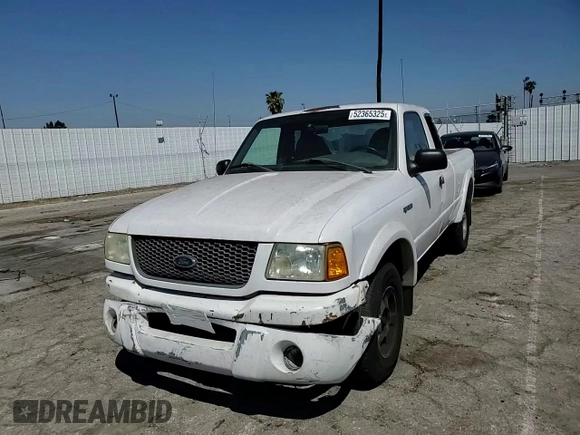 2002 Ford Ranger XL with VIN 1FTYR14U82PA99849, listed as a Copart auction lot 52365325 with 248,297 mi miles and Salvage Title. Bid and sale history available at DreamBid. Image 10.