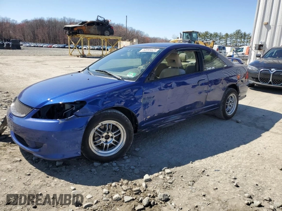 2005 Honda Civic Cpe LX with VIN 1HGEM225X5L044772, listed as a Copart auction lot 50895625 with 135,287 mi miles and Salvage Title. Bid and sale history available at carsss.com. Image 1.