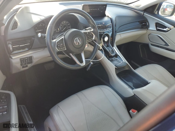 2019 Acura RDX w/Technology Pkg with VIN 5J8TC2H58KL011136, listed as a Copart auction lot 50040285 with 57,640 mi miles and Salvage Title. Bid and sale history available at carsss.com. Image 8.