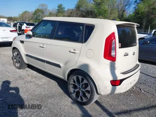 2013 Kia Soul + with VIN KNDJT2A6XD7488235, listed as a IAAI auction lot 42115372 with 156,256 mi miles and . Bid and sale history available at DreamBid. Image 3.