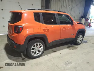 2017 Jeep Renegade Latitude z VIN ZACCJBBB7HPF02241, wystawiony jako Copart lot #57970695 z przebiegiem 92 688 mil mil oraz Szkoda całkowita • Salvage title. Historia ofert i sprzedaży dostępna na DreamBid. Obrazek 3.