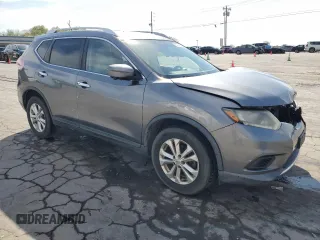 2016 Nissan Rogue SV with VIN KNMAT2MV9GP671536, listed as a Copart auction lot 53640395 with 68,646 mi miles and Salvage Title. Bid and sale history available at carsss.com. Image 4.