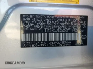 2006 Lexus GS 300 z VIN JTHBH96S265044686, wystawiony jako Copart lot #53993745 z przebiegiem 221 506 mil mil oraz Szkoda całkowita • Salvage title. Historia ofert i sprzedaży dostępna na DreamBid. Obrazek 13.