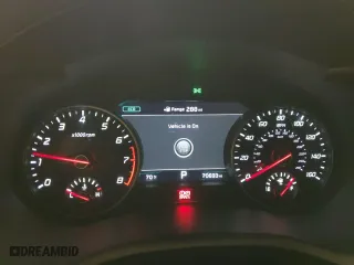 2018 Kia Stinger Premium with VIN KNAE25LA7J6027810, listed as a Copart auction lot 55290734 with 70,693 mi miles and Salvage Title. Bid and sale history available at carsss.com. Image 9.