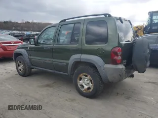 2007 Jeep Liberty Sport with VIN 1J4GL48K27W634768, listed as a Copart auction lot 45016985 with 134,418 mi miles and Salvage Title. Bid and sale history available at DreamBid. Image 2.