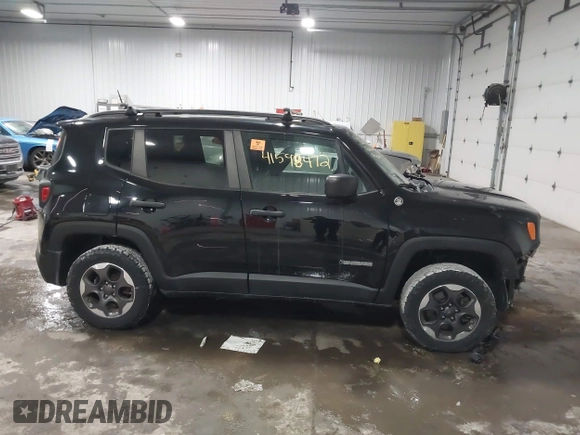 2018 Jeep Renegade Upland z VIN ZACCJBAB7JPH44891, wystawiony jako IAAI lot #41598472 z przebiegiem 150 165 mil mil oraz . Historia ofert i sprzedaży dostępna na DreamBid. Obrazek 13.