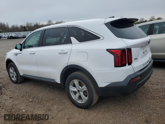 2021 Kia Sorento LX z VIN 5XYRGDLC4MG023118, wystawiony jako Copart lot #52586145 z przebiegiem 50 599 mil mil oraz Szkoda całkowita • Salvage title. Historia ofert i sprzedaży dostępna na DreamBid. Obrazek 2.