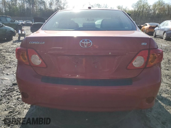 2009 Toyota Corolla with VIN 2T1BU40E29C089069, listed as a Copart auction lot 51266245 with 140,482 mi miles and Salvage Title. Bid and sale history available at carsss.com. Image 6.