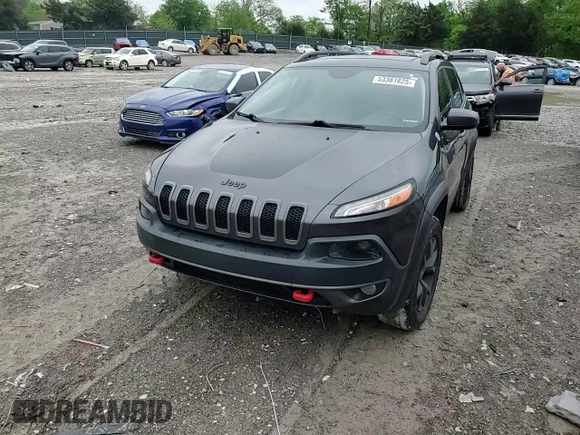 2016 Jeep Cherokee Trailhawk z VIN 1C4PJMBS1GW211605, wystawiony jako Copart lot #53381825 z przebiegiem 160 238 mil mil oraz Szkoda całkowita • Salvage title. Historia ofert i sprzedaży dostępna na DreamBid. Obrazek 15.