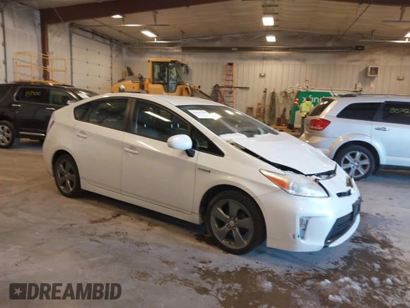 2013 Toyota Prius One with VIN JTDKN3DU7D5625142, listed as a IAAI auction lot 41867328 with 192,827 mi miles. Bid and sale history available at carsss.com. Image 1.