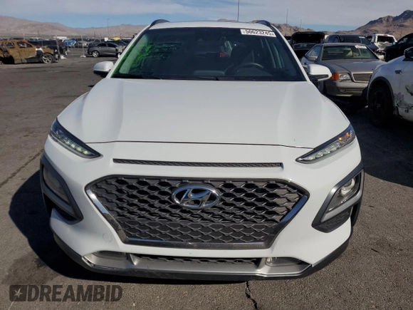 2020 Hyundai Kona Limited with VIN KM8K33A50LU400855, listed as a Copart auction lot 50623245 with 51,058 mi miles and Salvage Title. Bid and sale history available at carsss.com. Image 5.
