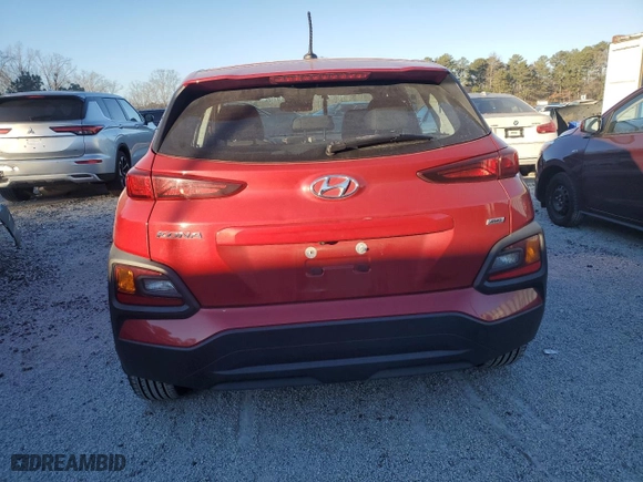 2021 Hyundai Kona SE with VIN KM8K1CAA5MU676842, listed as a Copart auction lot 46414125 with 0 mi miles and Salvage Title. Bid and sale history available at carsss.com. Image 6.