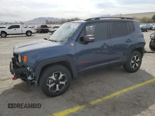 2021 Jeep Renegade Trailhawk z VIN ZACNJDC16MPM92268, wystawiony jako Copart lot #51548315 z przebiegiem 34 842 mil mil oraz Szkoda całkowita • Salvage title. Historia ofert i sprzedaży dostępna na DreamBid. Obrazek 1.