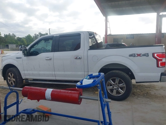2019 Ford F-150 XL with VIN 1FTEW1E50KFA47687, listed as a IAAI auction lot 42021043 with 129,337 mi miles. Bid and sale history available at carsss.com. Image 14.