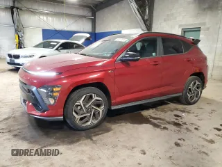 2024 Hyundai Kona N Line z VIN KM8HACA38RU063276, wystawiony jako Copart lot #50973895 z przebiegiem 6 146 mil mil oraz Szkoda całkowita • Salvage title. Historia ofert i sprzedaży dostępna na DreamBid. Obrazek 1.