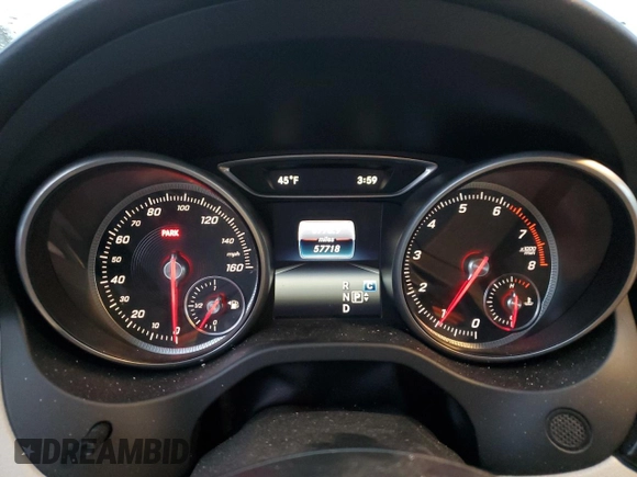 2017 Mercedes-Benz CLA 250 with VIN WDDSJ4GB6HN402274, listed as a Copart auction lot 78685233 with 57,718 mi miles and . Bid and sale history available at DreamBid. Image 9.