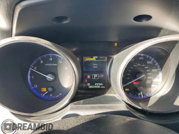 2017 Subaru Outback Premium with VIN 4S4BSACC8H3438933, listed as a Copart auction lot 54973275 with 60,496 mi miles and Salvage Title. Bid and sale history available at DreamBid. Image 9.