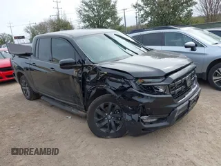 2024 Honda Ridgeline Sport z VIN 5FPYK3F12RB027091, wystawiony jako IAAI lot #41600285 z przebiegiem 6 748 mil mil oraz . Historia ofert i sprzedaży dostępna na DreamBid. Obrazek 1.