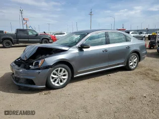 2016 Volkswagen Passat 1.8T S with VIN 1VWAS7A34GC066038, listed as a Copart auction lot 50570855 with 82,827 mi miles and Salvage Title. Bid and sale history available at carsss.com. Image 1.