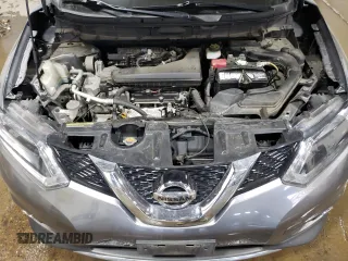2016 Nissan Rogue S with VIN KNMAT2MV4GP731741, listed as a Copart auction lot 52313485 with 104,478 mi miles and Salvage Title. Bid and sale history available at carsss.com. Image 12.