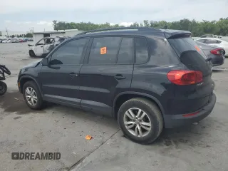 2017 Volkswagen Tiguan S with VIN WVGAV7AX8HK038419, listed as a Copart auction lot 53776155 with 72,006 mi miles and Salvage Title. Bid and sale history available at DreamBid. Image 2.