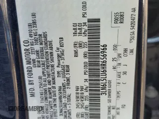 2017 Lincoln MKZ Hybrid Select with VIN 3LN6L5LU6HR656966, listed as a Copart auction lot 43932215 with 98,319 mi miles and Salvage Title. Bid and sale history available at DreamBid. Image 14.