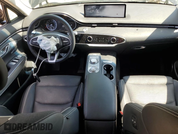 2024 Genesis GV70 Advanced with VIN 5NMMCET14RH003393, listed as a Copart auction lot 55646735 with 7,773 mi miles and Salvage title. Bid and sale history available at DreamBid. Image 8.
