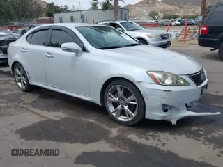 2010 Lexus IS 250 z VIN JTHBF5C20A5122748, wystawiony jako IAAI lot #42249280 z przebiegiem 122 826 mil mil oraz . Historia ofert i sprzedaży dostępna na DreamBid. Obrazek 1.