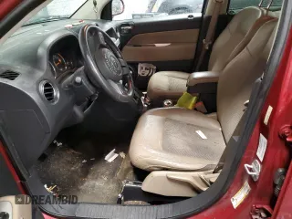2014 Jeep Compass Latitude with VIN 1C4NJDEB0ED641850, listed as a Copart auction lot 47663165 with 158,730 mi miles and Salvage Title. Bid and sale history available at carsss.com. Image 7.