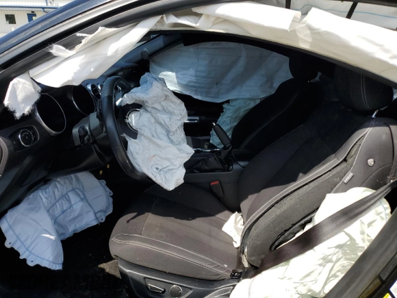 2018 Ford Mustang GT with VIN 1FA6P8CF5J5164892, listed as a Copart auction lot 54906985 with 60,632 mi miles and Salvage title. Bid and sale history available at DreamBid. Image 7.