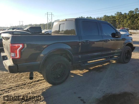 2017 Ford F-150 XL with VIN 1FTEW1CGXHKD42803, listed as a Copart auction lot 52357785 with 129,309 mi miles and Salvage title. Bid and sale history available at DreamBid. Image 3.