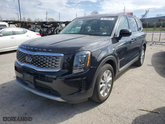 2020 Kia Telluride LX with VIN 5XYP2DHC1LG042254, listed as a Copart auction lot 46775414 with NaN miles and Salvage Title. Bid and sale history available at carsss.com. Image 1.