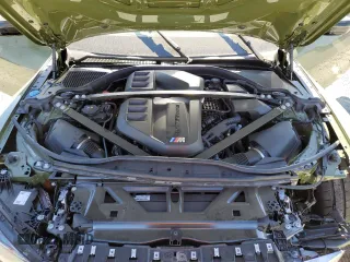 2025 BMW M4 Competition xDrive with VIN WBS33HK08SCS46515, listed as a Copart auction lot 74051474 with 1,372 mi miles and Salvage Title. Bid and sale history available at carsss.com. Image 12.