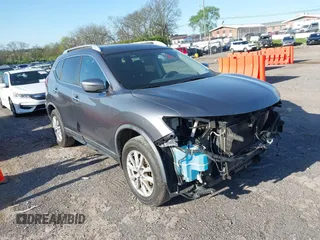 2018 Nissan Rogue SV with VIN KNMAT2MV6JP563754, listed as a IAAI auction lot 41975400 with 106,067 mi miles. Bid and sale history available at carsss.com. Image 1.