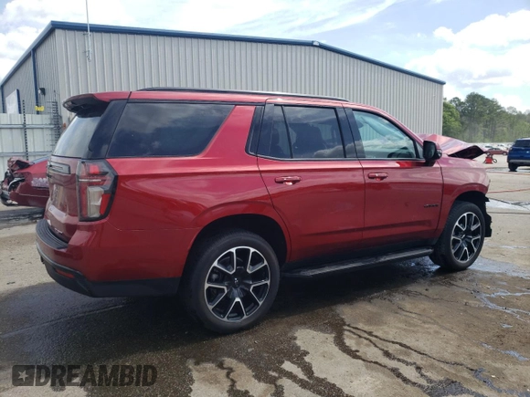 2024 Chevrolet Tahoe RST with VIN 1GNSCRKDXRR138598, listed as a Copart auction lot 51780695 with 16,796 mi miles and Salvage title. Bid and sale history available at DreamBid. Image 3.