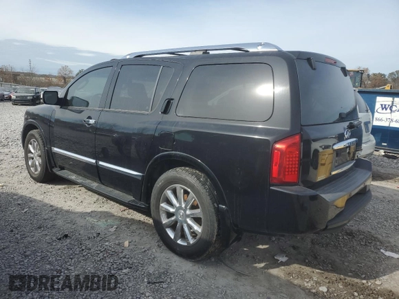 2009 Infiniti QX56 with VIN 5N3AA08DX9N904417, listed as a Copart auction lot 83035734 with 181,989 mi miles and Clean Title. Bid and sale history available at carsss.com. Image 2.