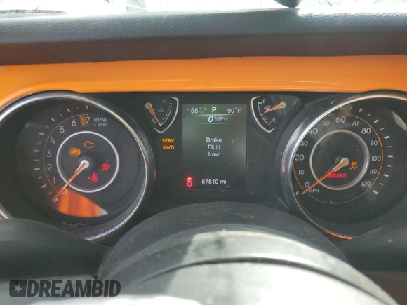 2020 Jeep Gladiator Sport S z VIN 1C6HJTAG0LL168969, wystawiony jako Copart lot #44028815 z przebiegiem 67 810 mil mil oraz Szkoda całkowita • Salvage title. Historia ofert i sprzedaży dostępna na DreamBid. Obrazek 9.
