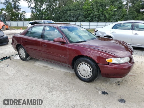 2001 Buick Century Custom with VIN 2G4WS52JX11150660, listed as a Copart auction lot 59237234 with 107,908 mi miles and Salvage Title. Bid and sale history available at carsss.com. Image 4.